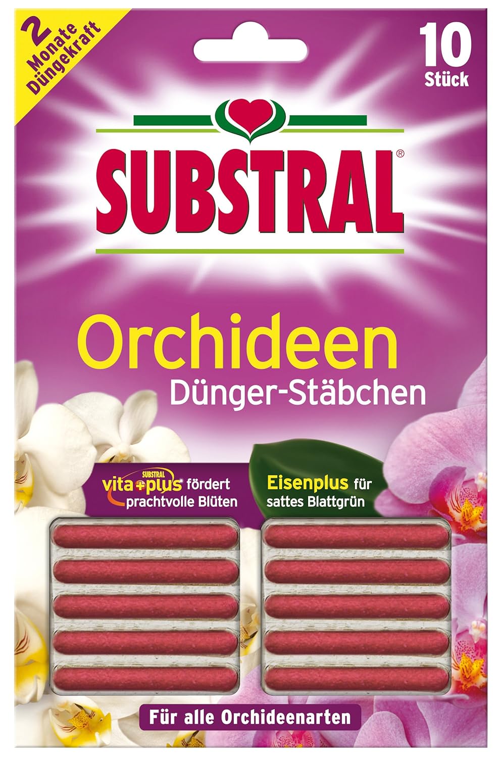 SCOTTS Substral® Dünger-Stäbchen für Orchideen, 10 Stück