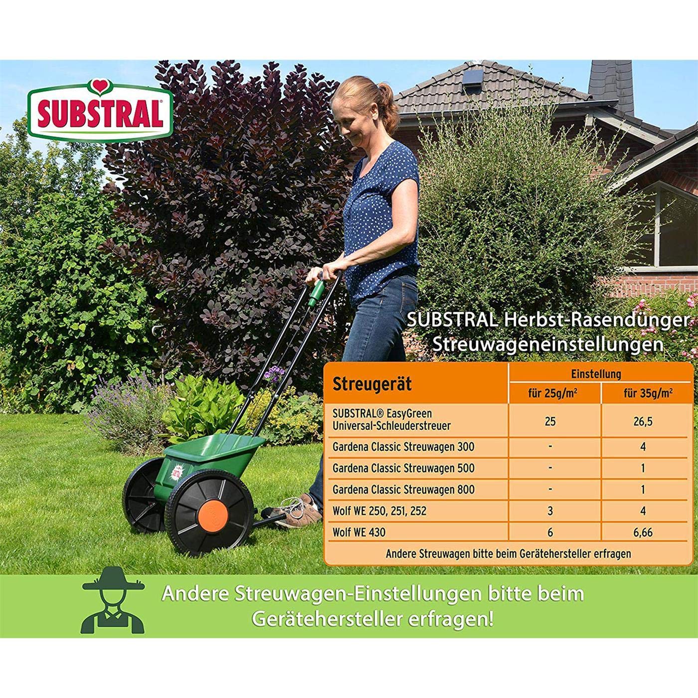 Substral 8243 Herbst Rasendünger 25 kg für 1000 m2 — Ansicht 3