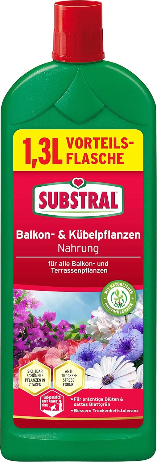 Substral Balkon- & Kübelpflanzen-Nahrung - 1,3 L
