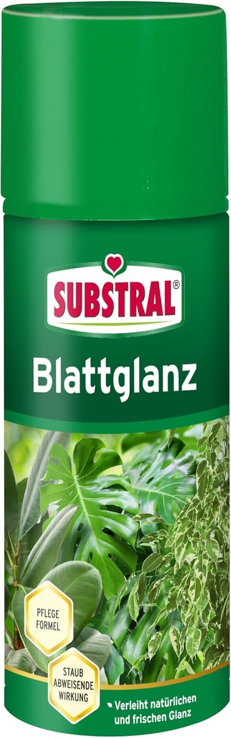 Substral Blattglanz Spray beseitigs Kalkränder und Staubbeläge wirkt staubabweisend für alle Grünpflanzen 200ml
