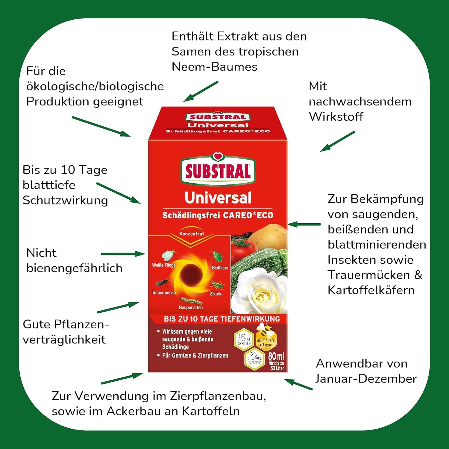 Substral Careo Eco Konzentrat 80ml gegen Blattläuse — Ansicht 3