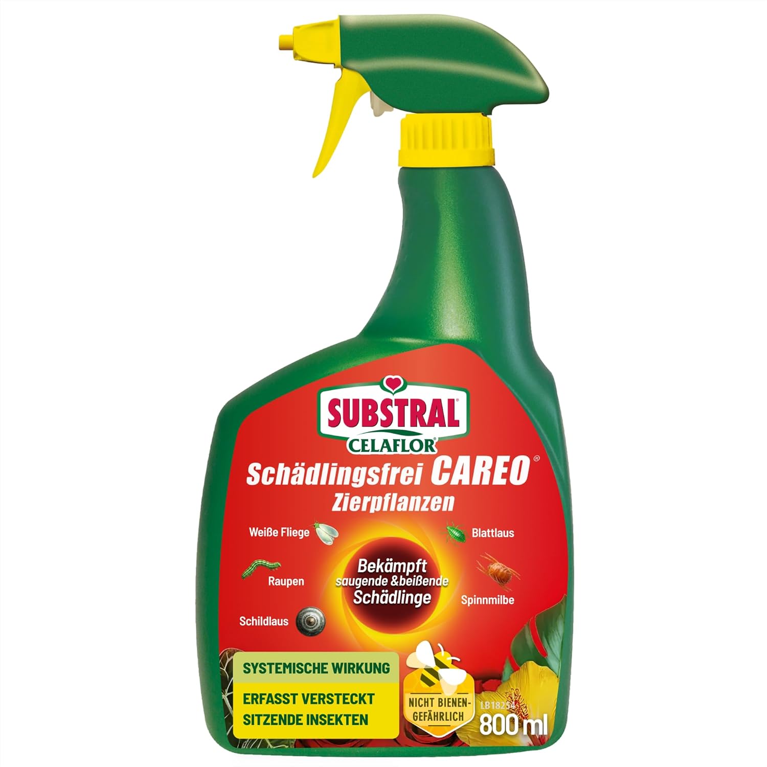 Substral Careo Zierpflanzen Spray 800ml gegen Blattläuse Spinnmilben
