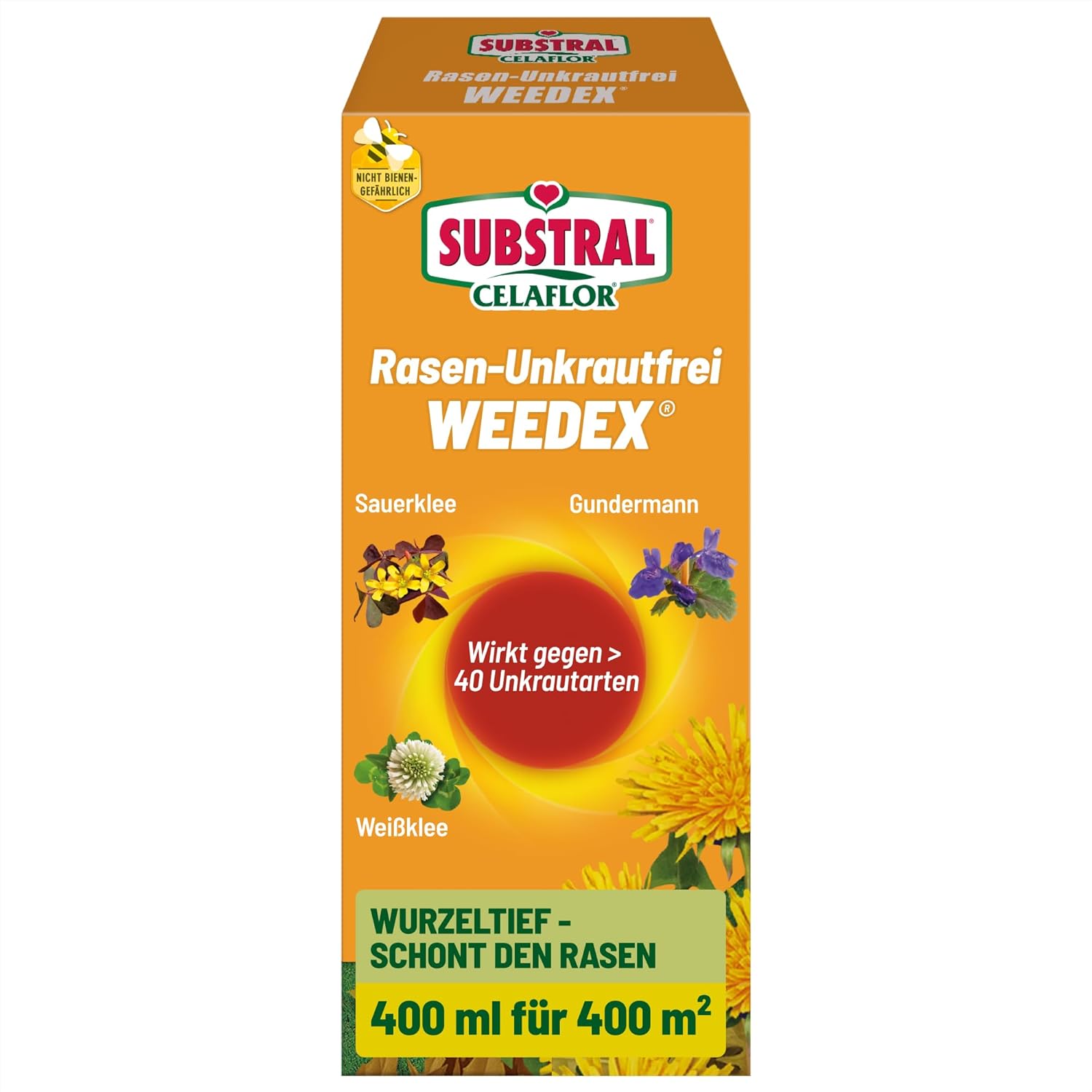 Substral Celaflor Rasen - Unkrautfrei Weedex 400ml Konzentrat