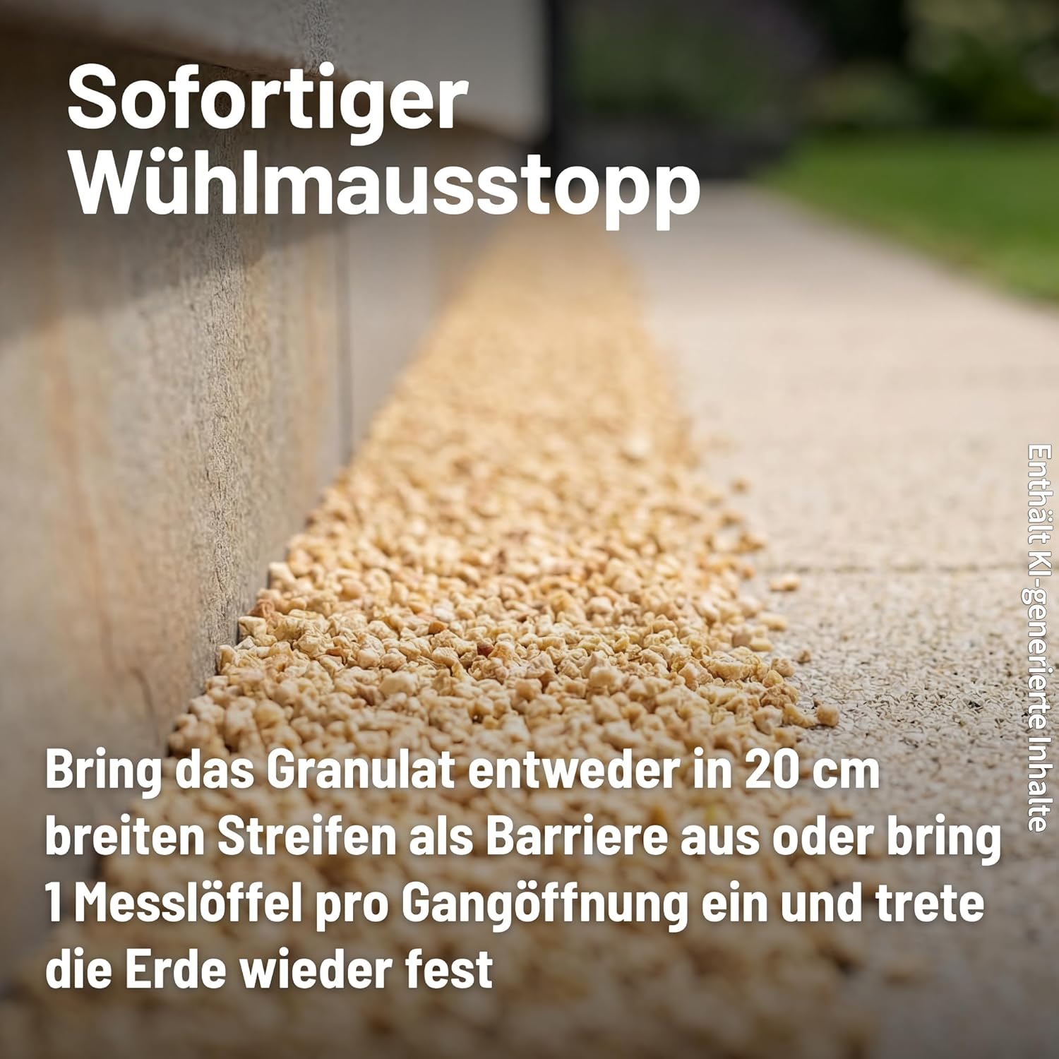 Substral Celaflor Wühlmaus & Maulwurf Ex Stop, vertreibt Wühlmäuse und Maulwürfe mit Sofortwirkung, ohne Gift, 150g, grün (Packung mit 2) — Ansicht 4