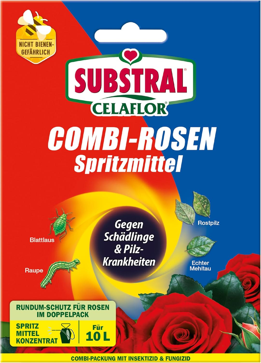 Substral Combi - Rose 15ml + 2 x 4ml Pflanzenschutzmittel Set: Insektizid und Fungizid für Rosen und Zierpflanzen einzeln oder kombiniert anwendbar