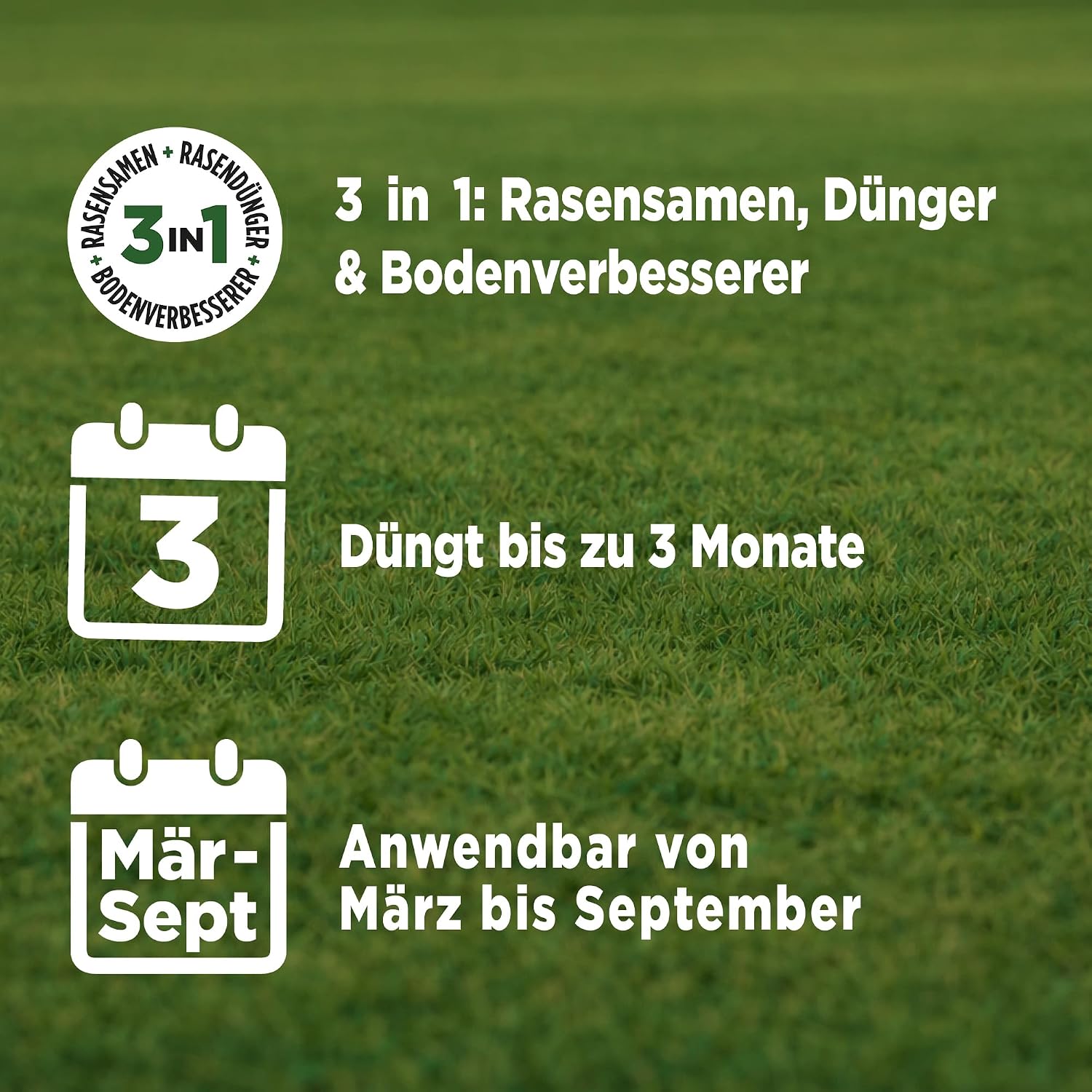 Substral EasyFix 7,5kg Rasensamen - Dünger - Kombination Für Dichten Rasen Bis 150 m2 Mit Bodenverbesserer — Ansicht 5