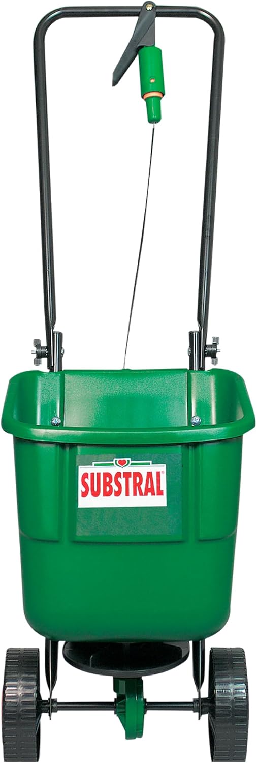 Substral EasyGreen Schleuderstreuer 12L Streuwagen mit 2 m Streubreite