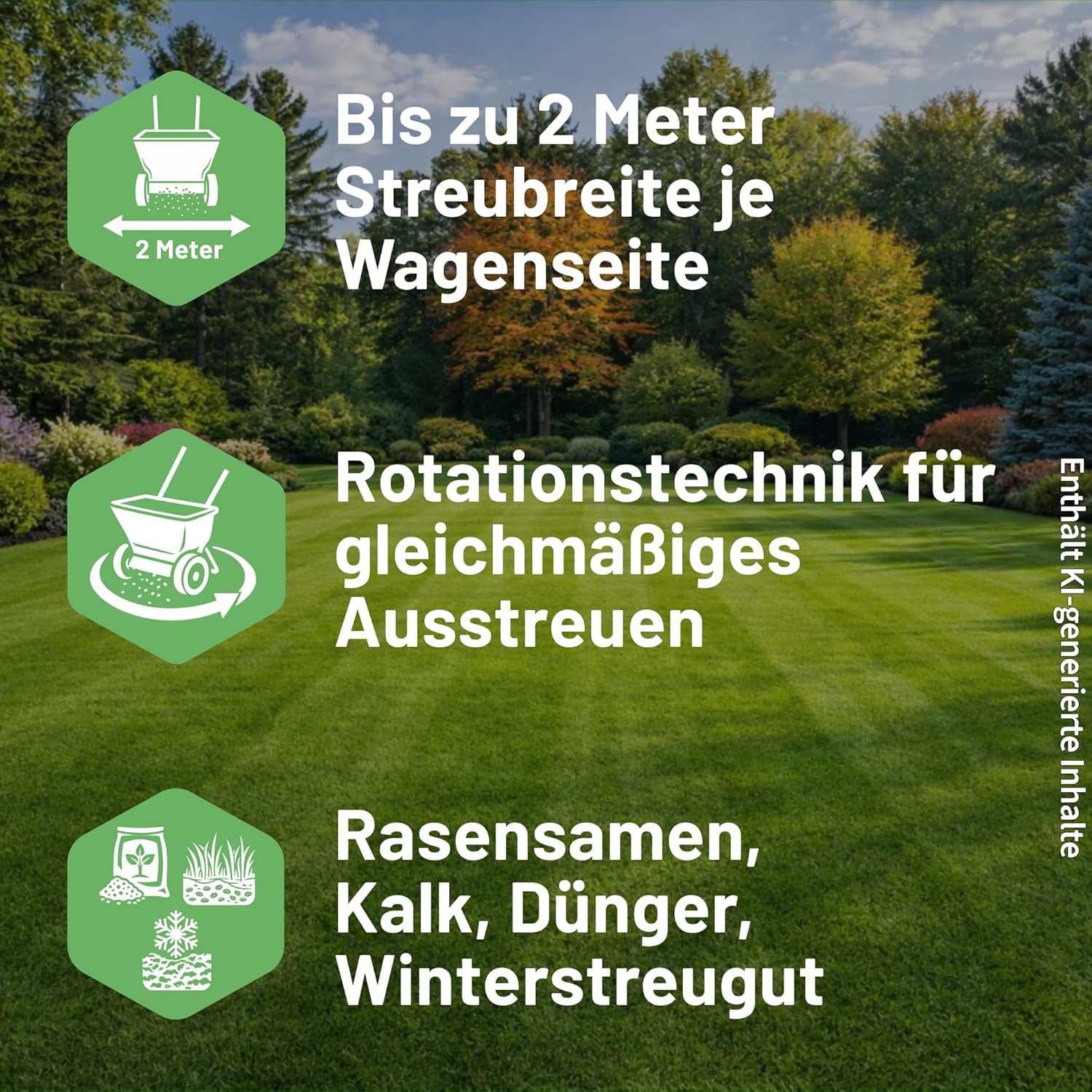 Substral EasyGreen Schleuderstreuer 12L Streuwagen mit 2 m Streubreite — Ansicht 6