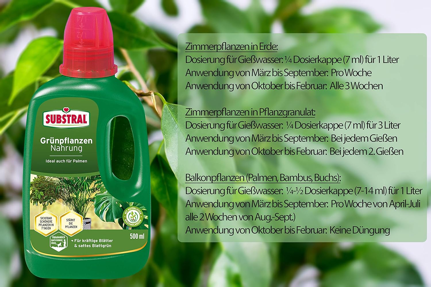 Substral Grünpflanzen Nahrung - 500 ml — Ansicht 4