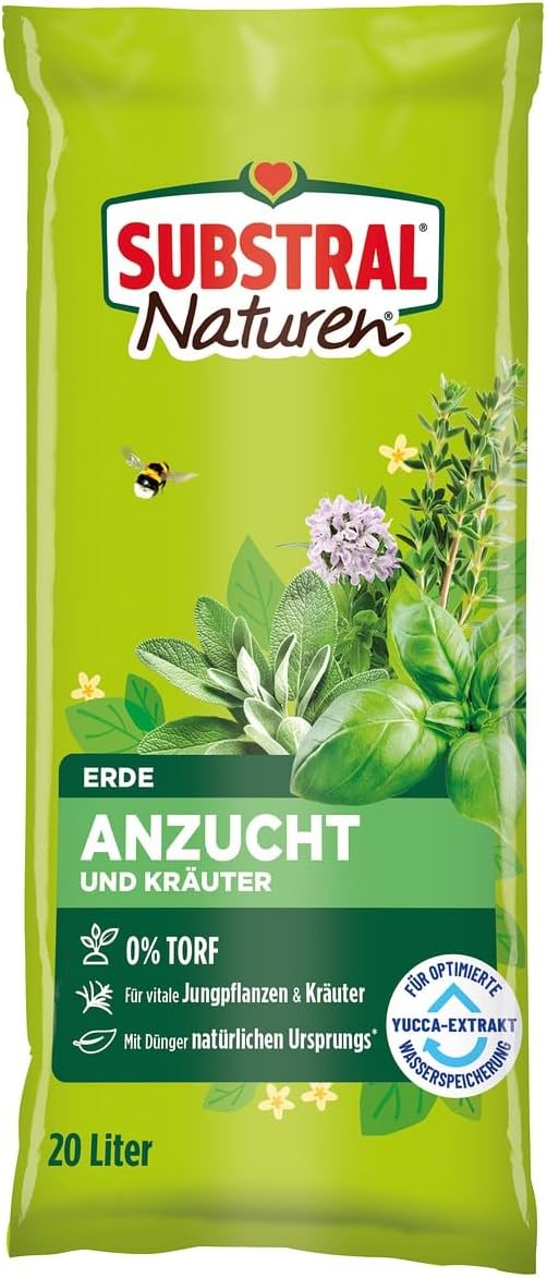 SUBSTRAL® Naturen® Anzucht- und Kräutererde torffrei - 20 Liter