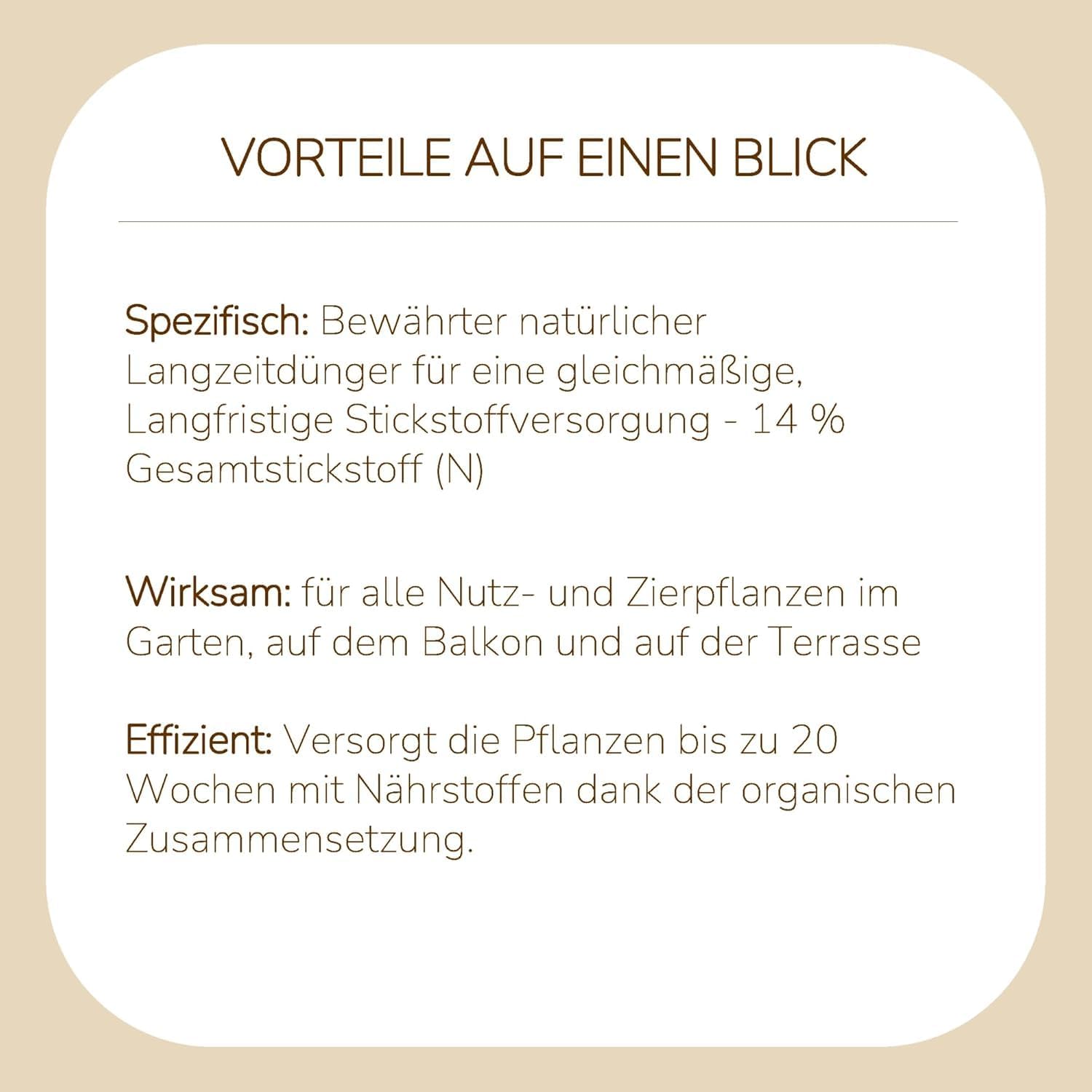 Substral Naturen Bio Hornspäne 5kg Organischer Dünger für Gärten und Balkone Nährstoffreich & Chloridarm — Ansicht 4