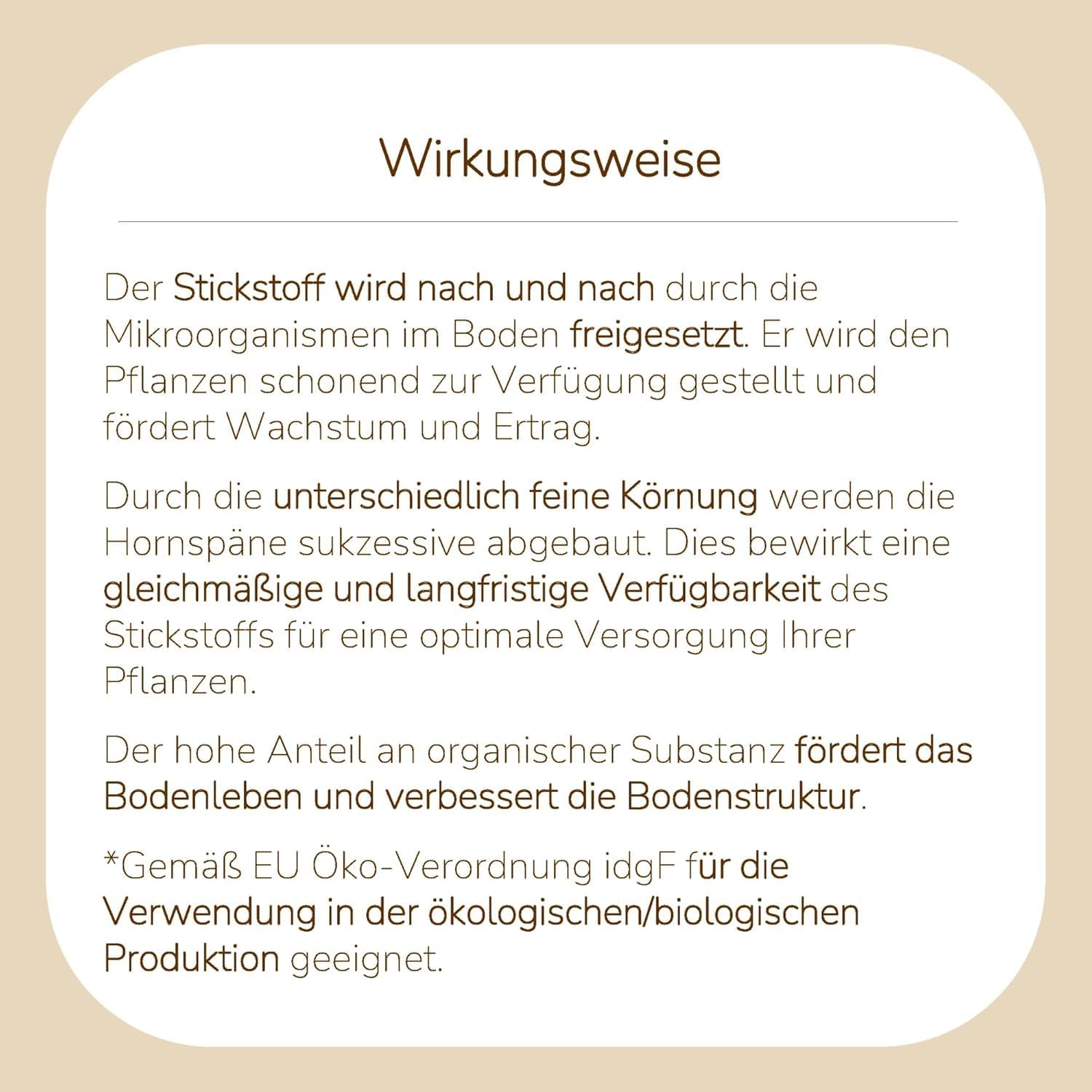 Substral Naturen Bio Hornspäne 5kg Organischer Dünger für Gärten und Balkone Nährstoffreich & Chloridarm — Ansicht 6