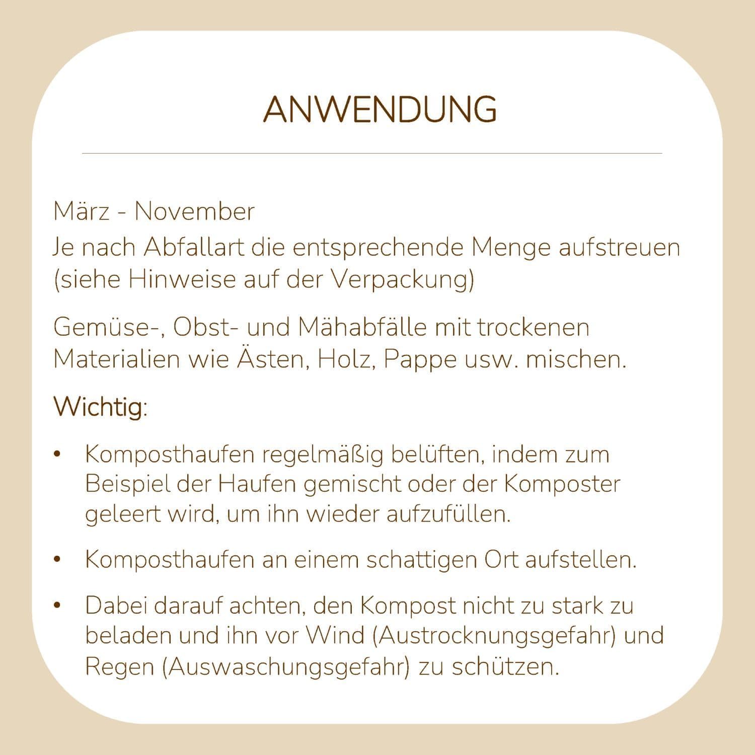 Substral Naturen Bio - Kompostbeschleuniger 2kg Für Schnelles und Effizientes Kompostieren 100% Pflanzlich — Ansicht 6