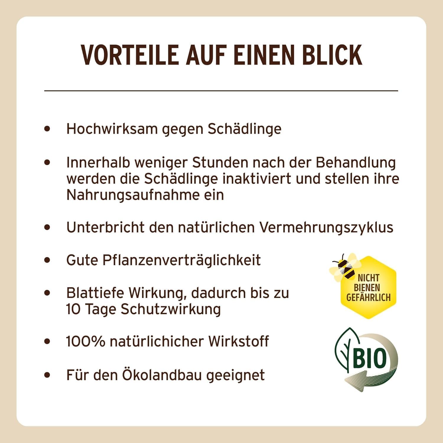 Substral Naturen Bio Schädlingsfrei Neem 75ml Konzentrat gegen saugende und beißende Schädlinge an Gemüse - und Zierpflanzen — Ansicht 4