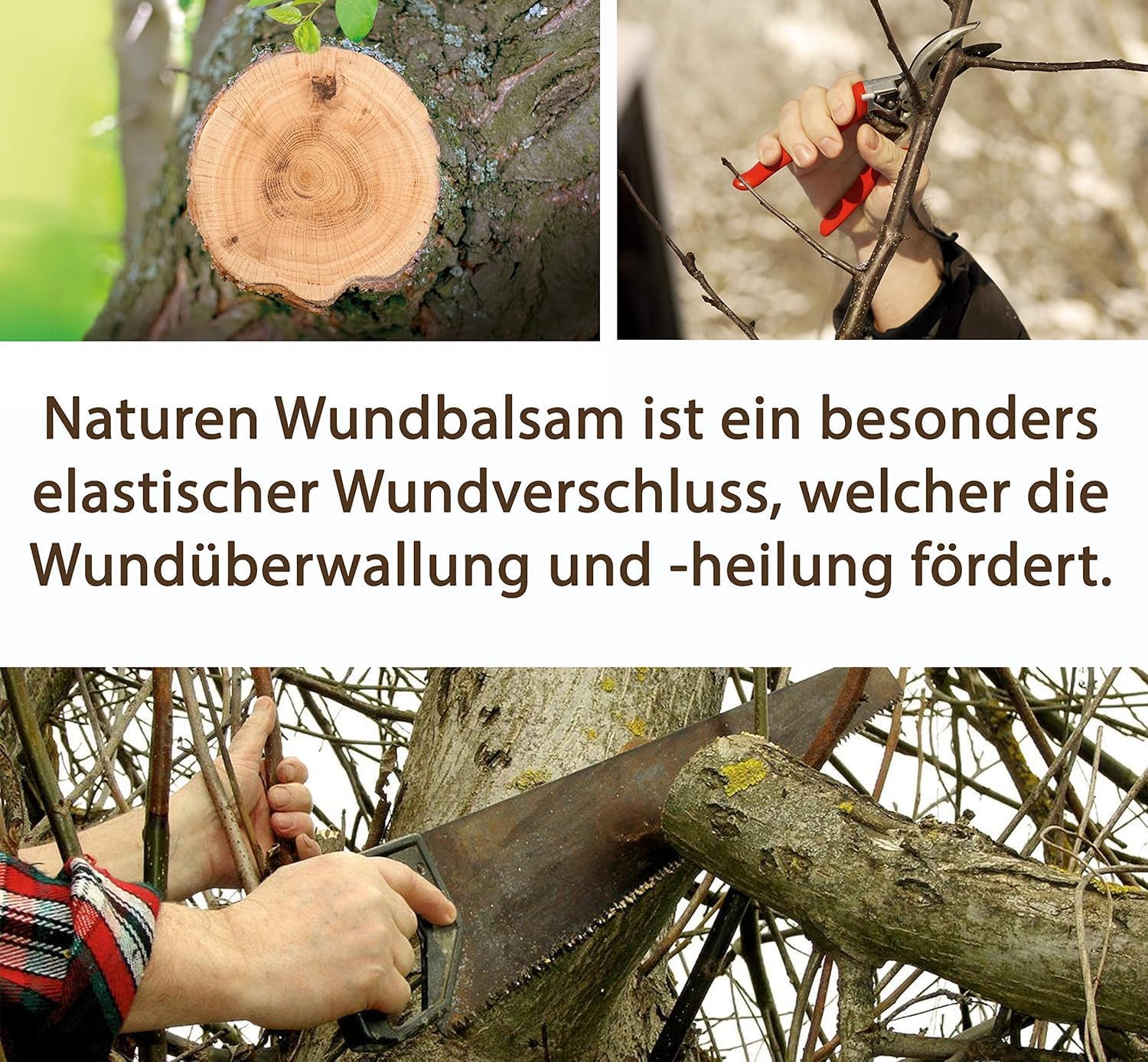 Substral Naturen Bio Wundbalsam 350g Wundverschlussmittel das elastische Baumpflaster nach dem Baumschnitt — Ansicht 6