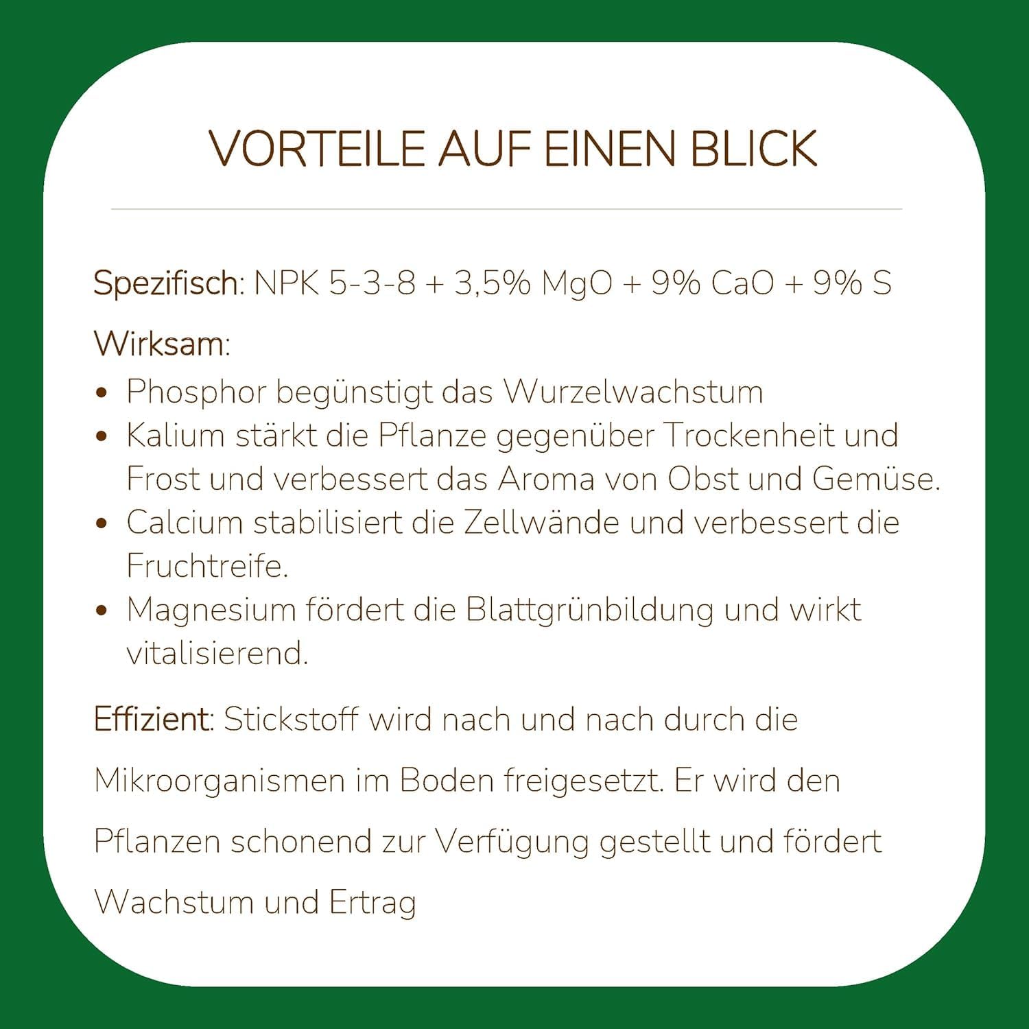 Substral Naturen Grünkorn 6kg Bio Universal Gartendünger für alle Blüh - Obst - & Gemüsepflanzen sowie Rasenflächen — Ansicht 4
