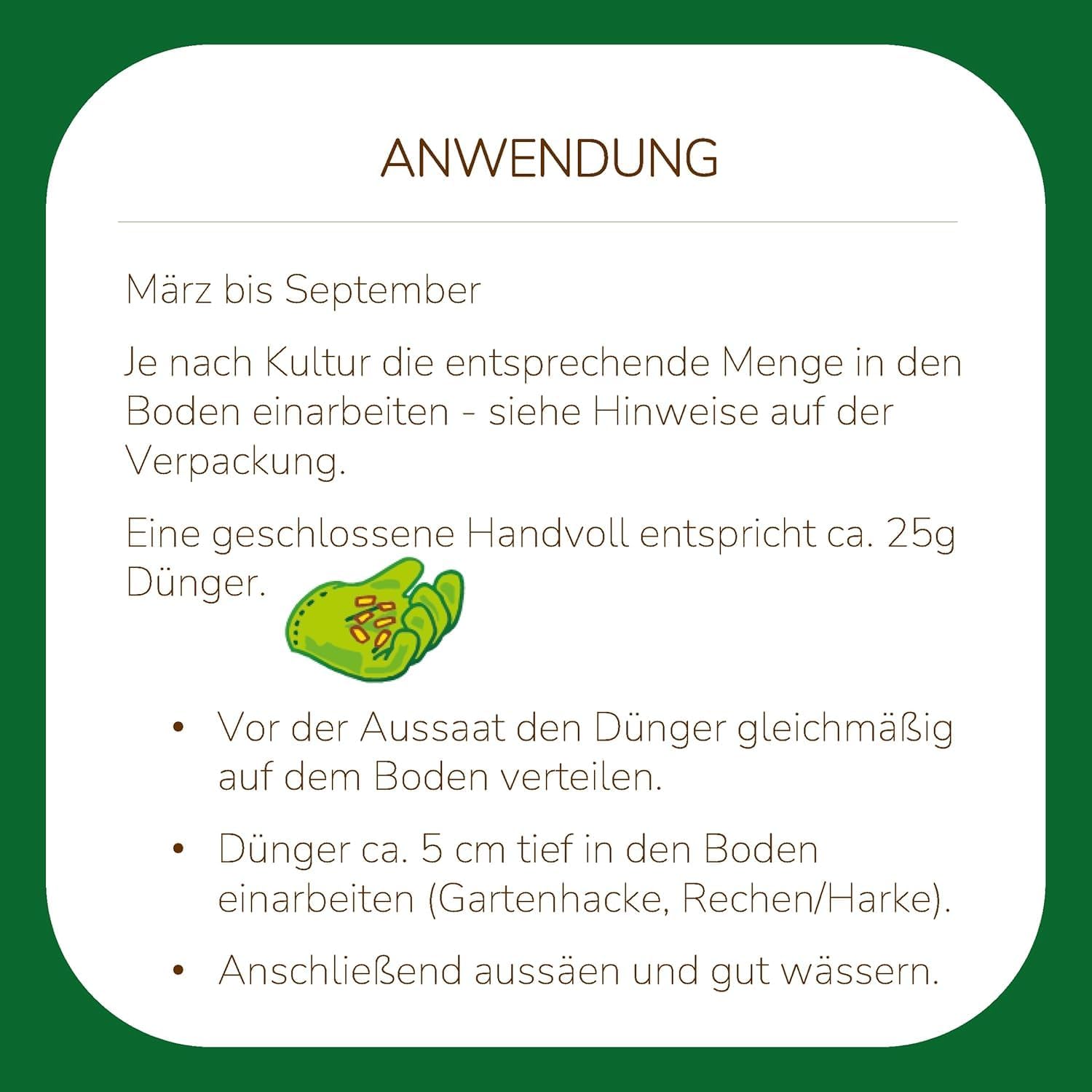 Substral Naturen Grünkorn 6kg Bio Universal Gartendünger für alle Blüh - Obst - & Gemüsepflanzen sowie Rasenflächen — Ansicht 6