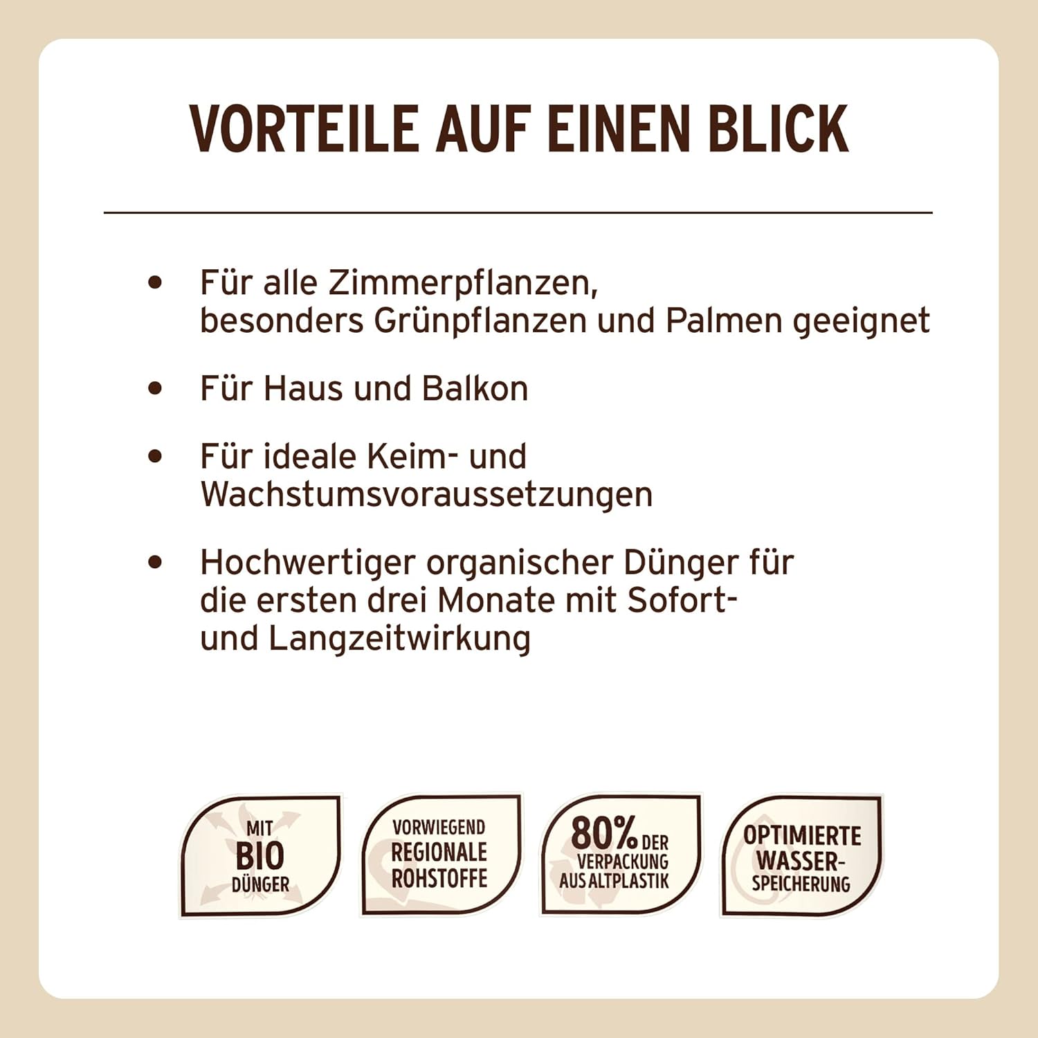 Substral Naturen Grünpflanzen Erde Bio & torffrei, 10L, für alle Zimmerpflanzen, mit 3 Monaten Bio-Dünger vorgedüngt — Ansicht 5