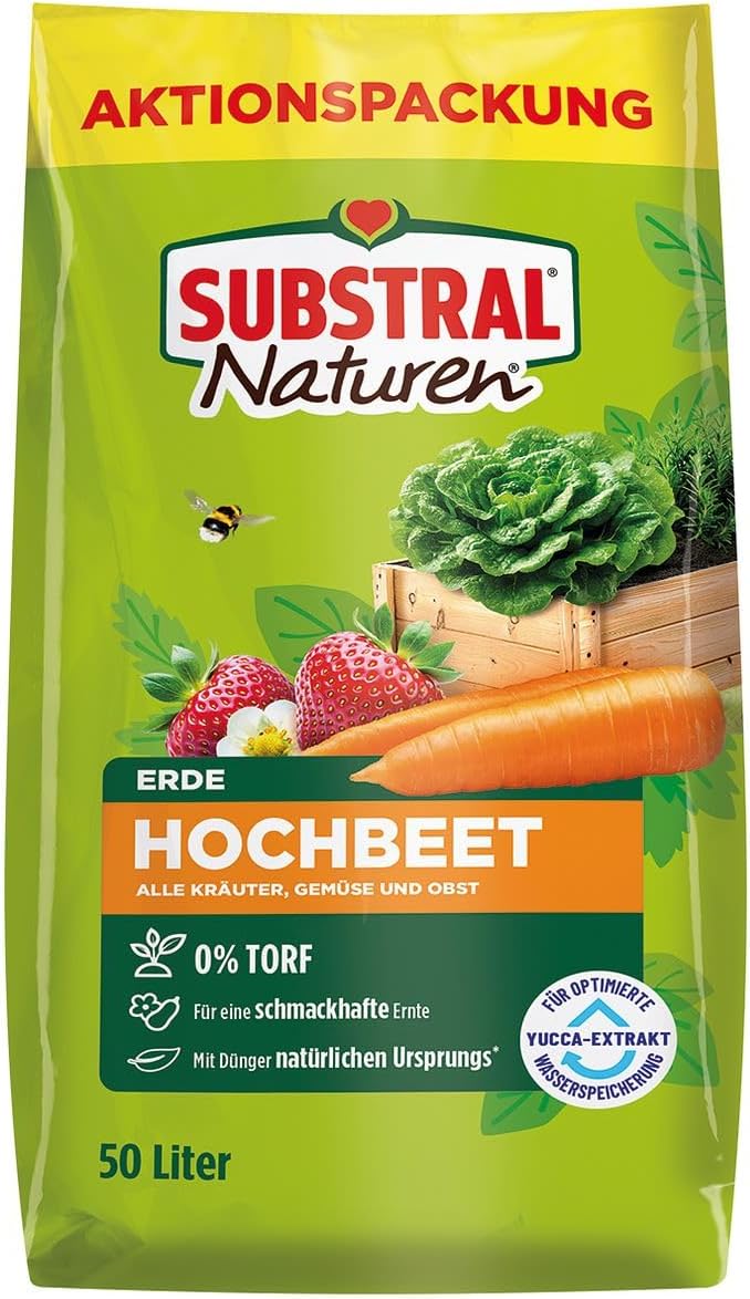 SUBSTRAL® Naturen® Hochbeeterde torffrei - 50 Liter