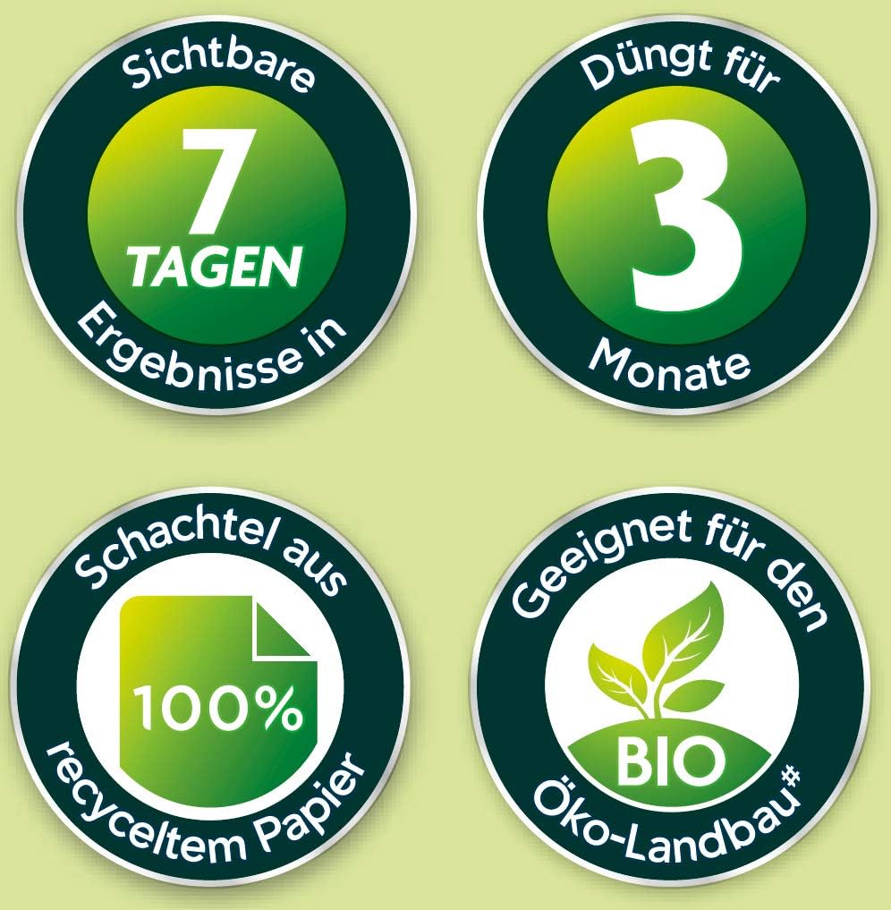 Substral Naturen Performance Organics Gartendünger, Organischer Dünger für alle Gartenpflanzen, düngt 3 Monate, 1 kg — Ansicht 4