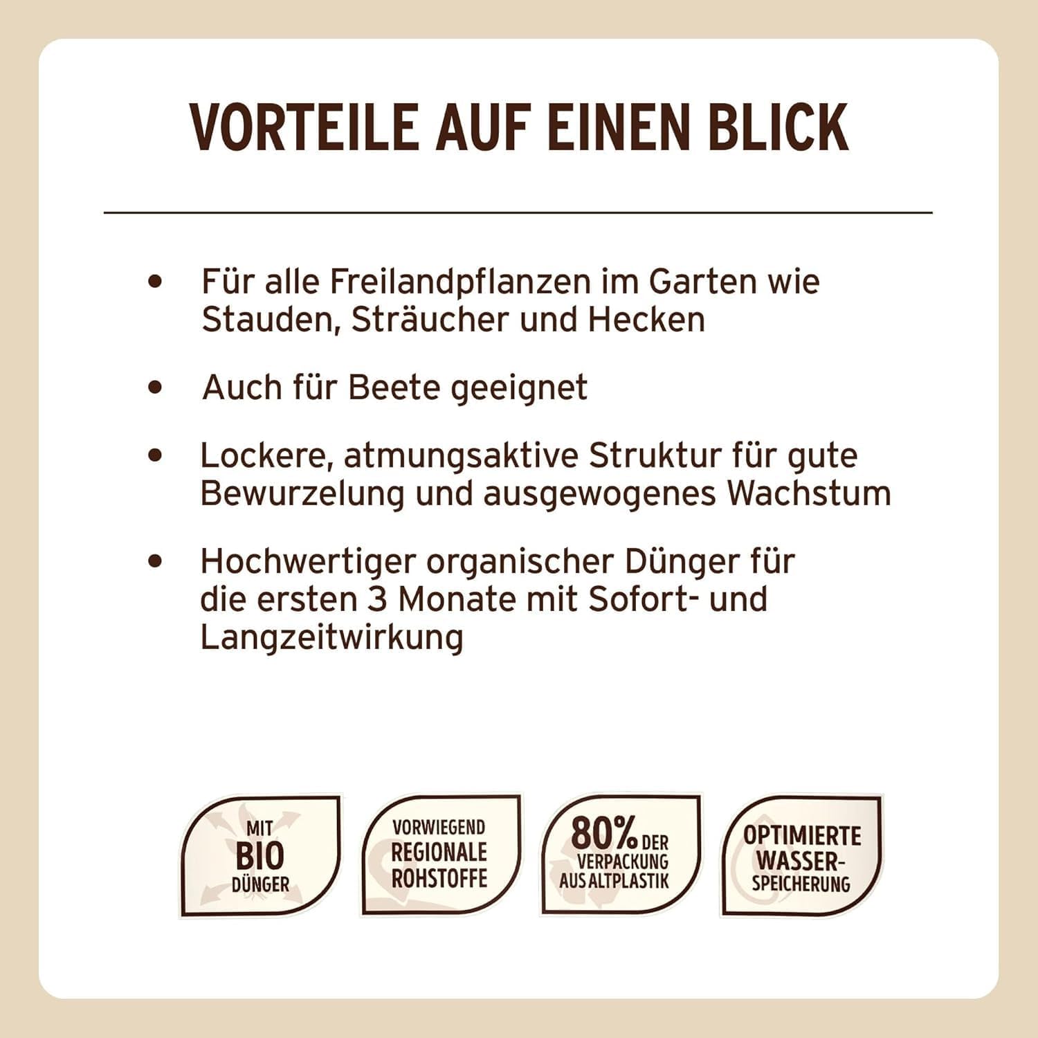 Substral Naturen Pflanzerde Bio & torffrei 40L für Stauden Sträucher und Hecken 3 Monate vorgedüngt — Ansicht 4
