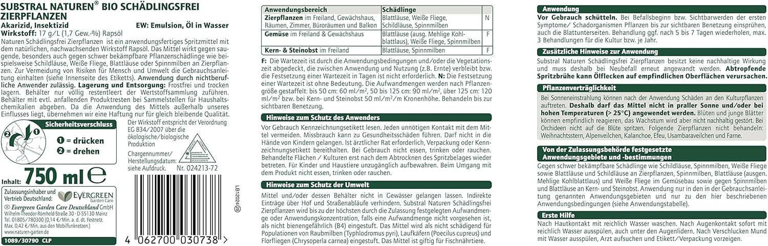 Substral Naturen Schädlingsfrei Spray 750ml natürlich — Ansicht 6
