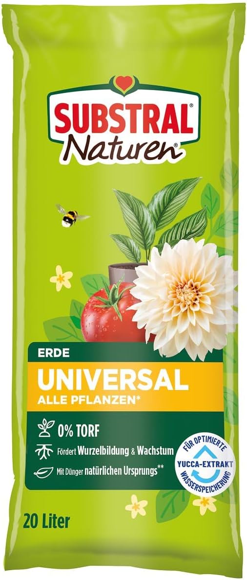 Substral Naturen Universalerde torffrei 20L für Topf Balkon & Beet