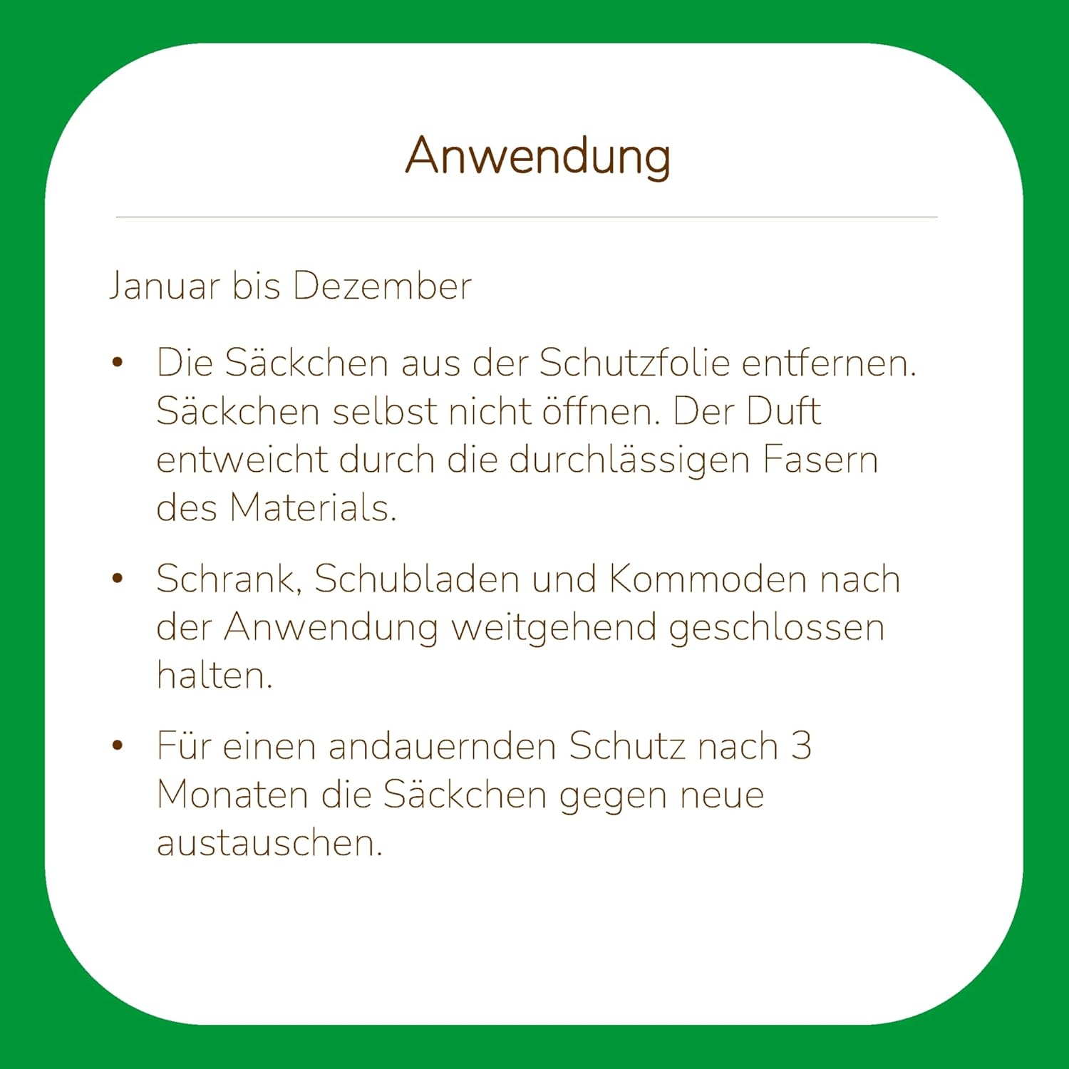 Substral Nexa Lotte Textilschutzkissen gegen Kleidermotten 2 Stück Langzeitwirkung mit Eukalyptus - Öl ideal für Schränke und Kommoden — Ansicht 6