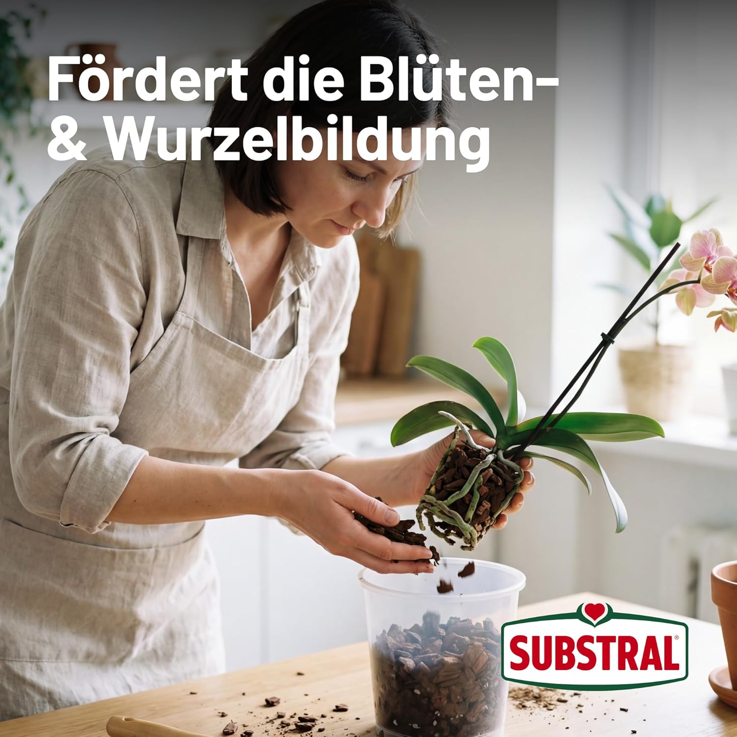 Substral Orchideenerde 6L mit Pinienrinde für Orchideen lockere Struktur — Ansicht 3