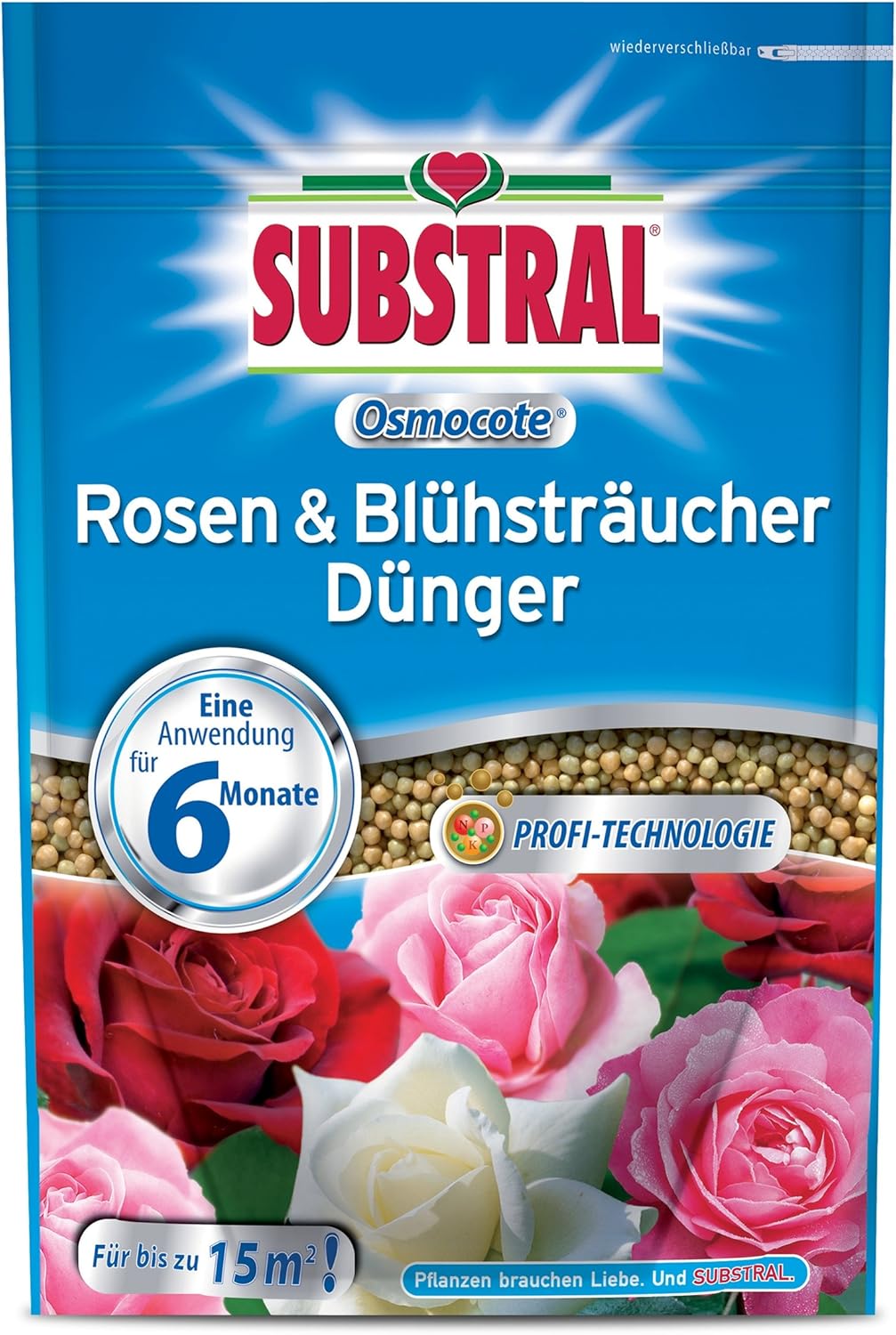 Substral Osmocote Rosen & Blühsträucher Dünger - 750 g