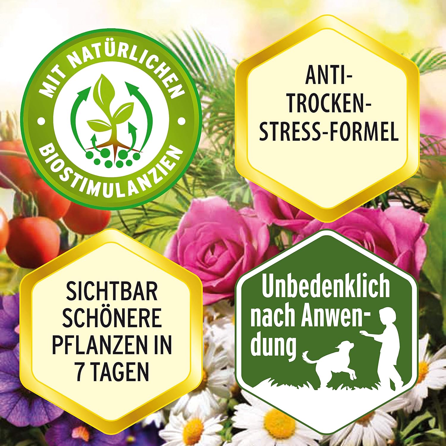 Substral Pflanzennahrung Nahrung, 1,3 L, Flüssigdünger für alle Grünpflanzen im Zimmer auf Balkon, Terrasse und Beet — Ansicht 6