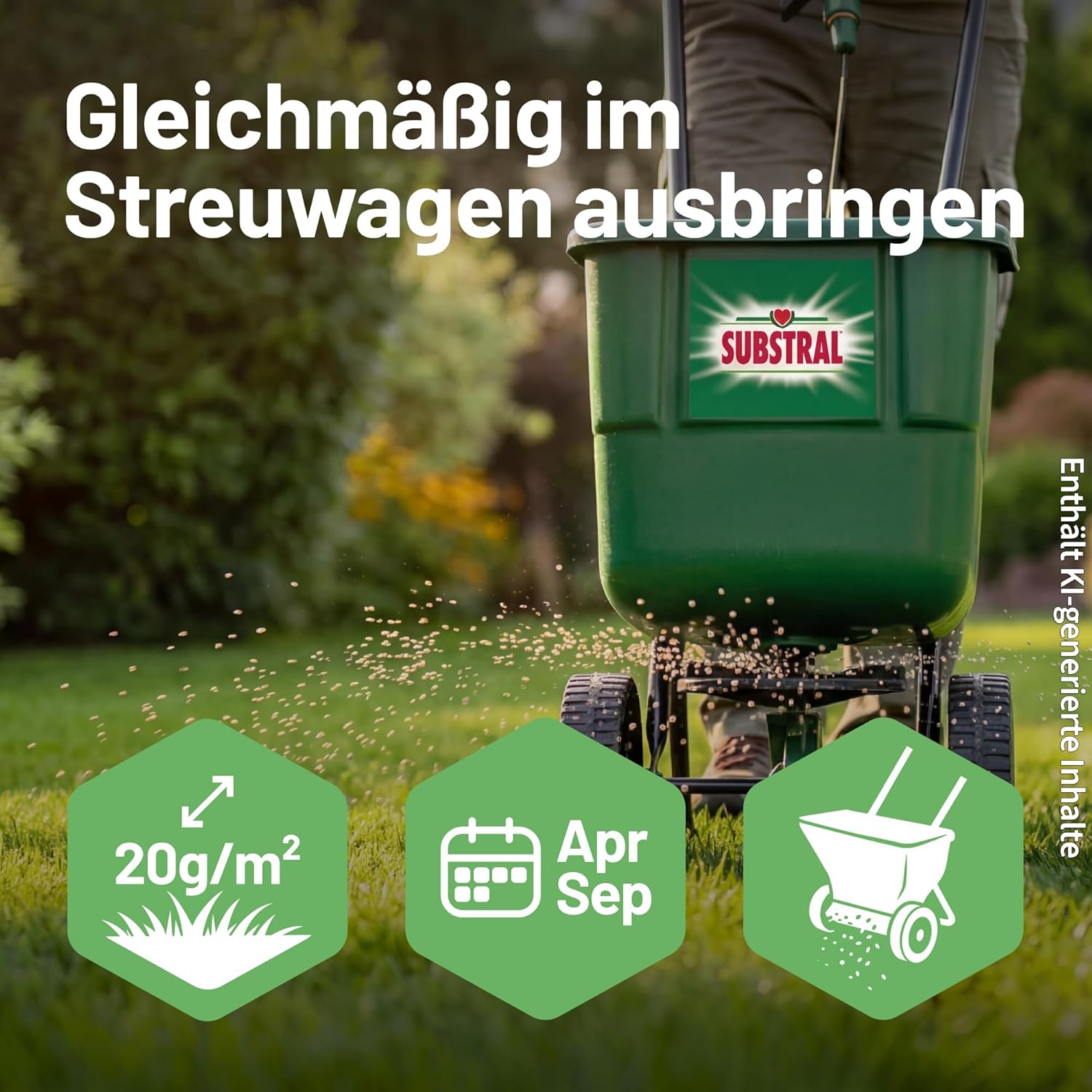 Substral Rasendünger mit Unkrautvernichter 9kg für 450 m2 Langzeit — Ansicht 3