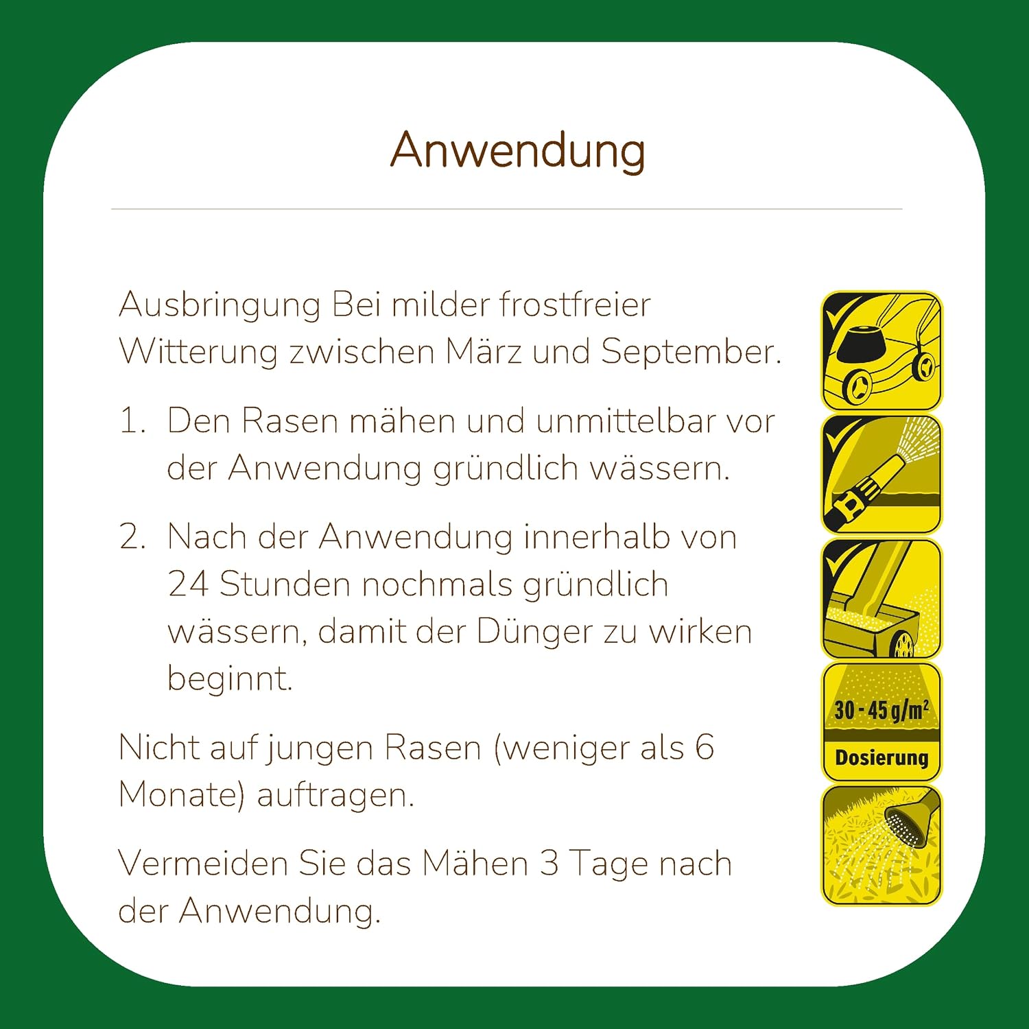 Substral Rasendünger Unkraut & Moos bleibt chancenlos, 7,2kg für 240qm, sattgrüner Rasen in 7 Tagen, düngt bis zu 3 Monate (Packung mit 2) — Ansicht 6