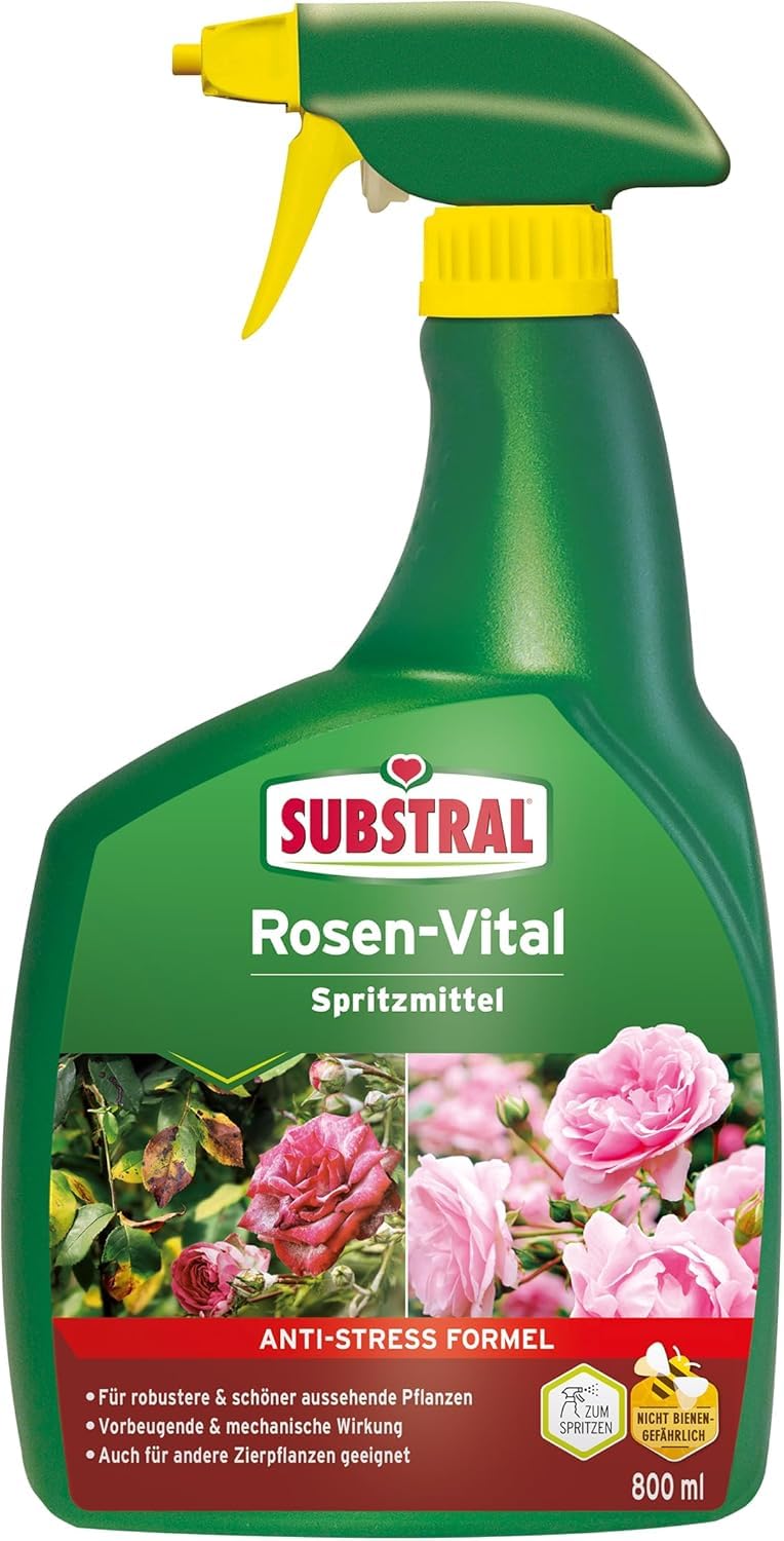 Substral Rosen‐Vital Spray 800ml Soforthilfe Pflanzen