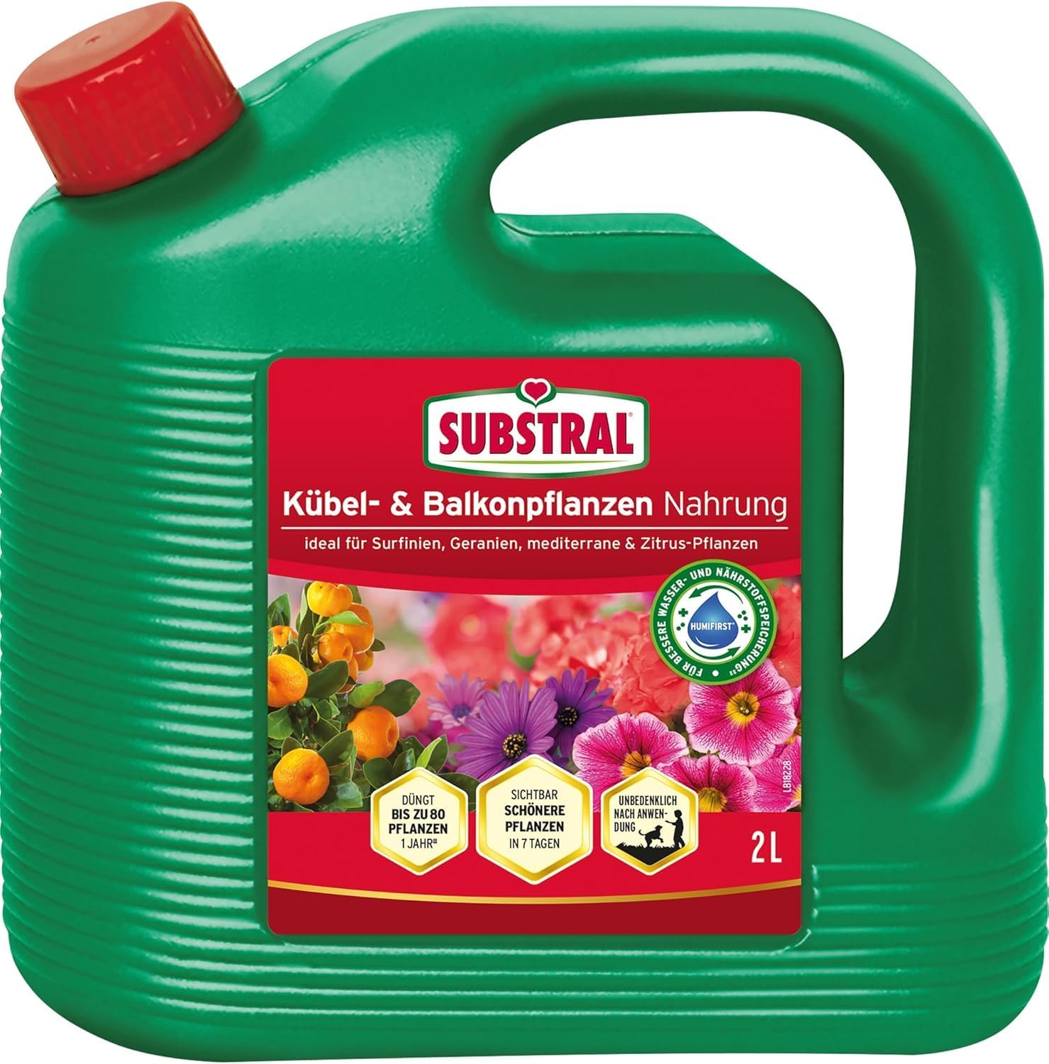 Substral Spezial - Flüssigdünger für Balkon - & Kübelpflanzen 2L Langanhaltende Blütenpracht & Gesundes Wachstum