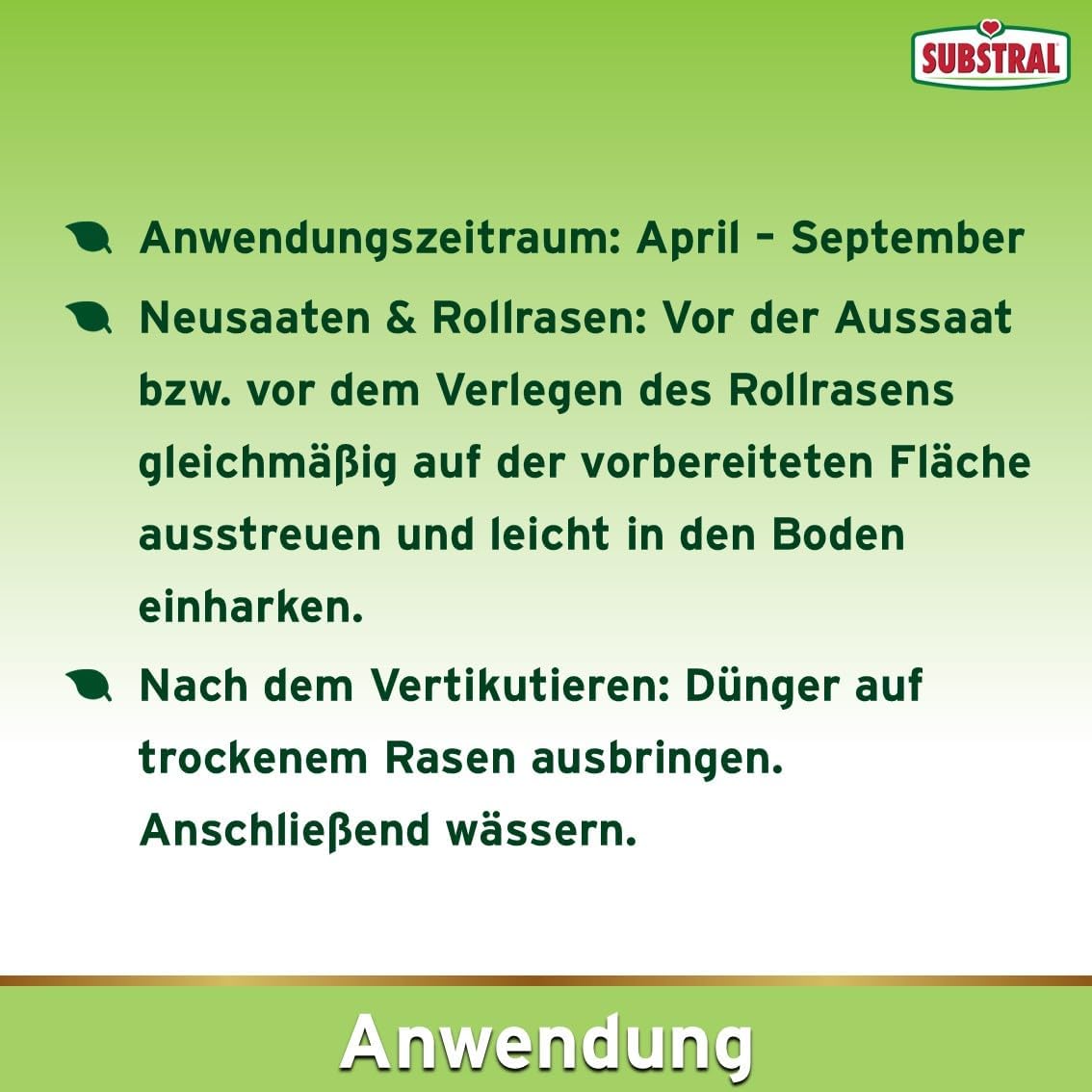 Substral Start Rasendünger 2kg für 100 qm für eine schnelle Wurzelbildung bei Rasenneuanlagen wie Aussaaten und Rollrasen — Ansicht 5