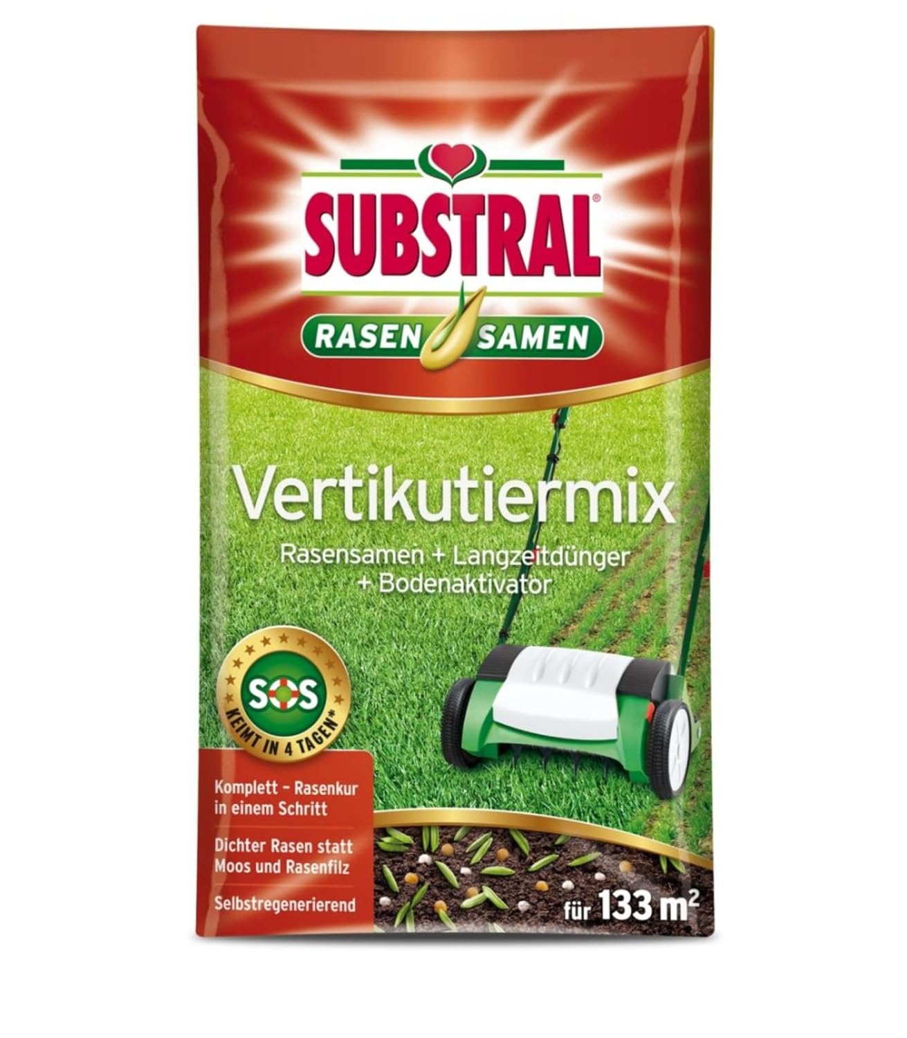 Substral Vertikutiermix 4Kg für 133m2